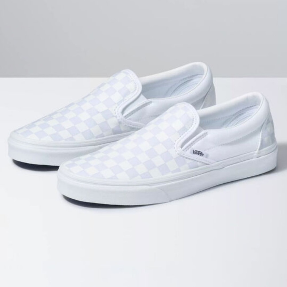 Checkerboard slip on Vans